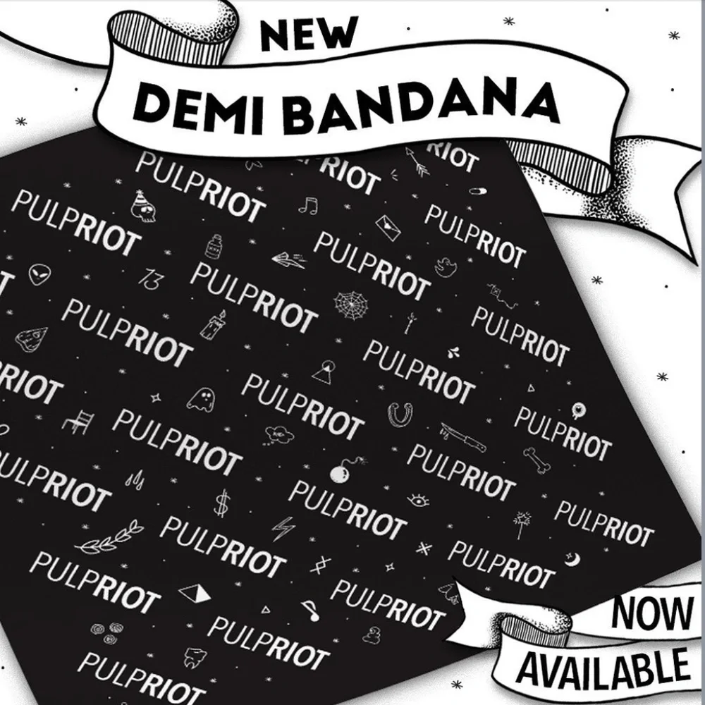 NEW Pulp Riot Bandana ICON/LOGO - Picture 1 of 3